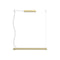 Turner LED Linear Pendant Light  option Champagne Gold