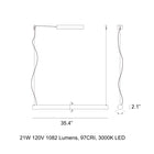 Turner LED Linear Pendant Light