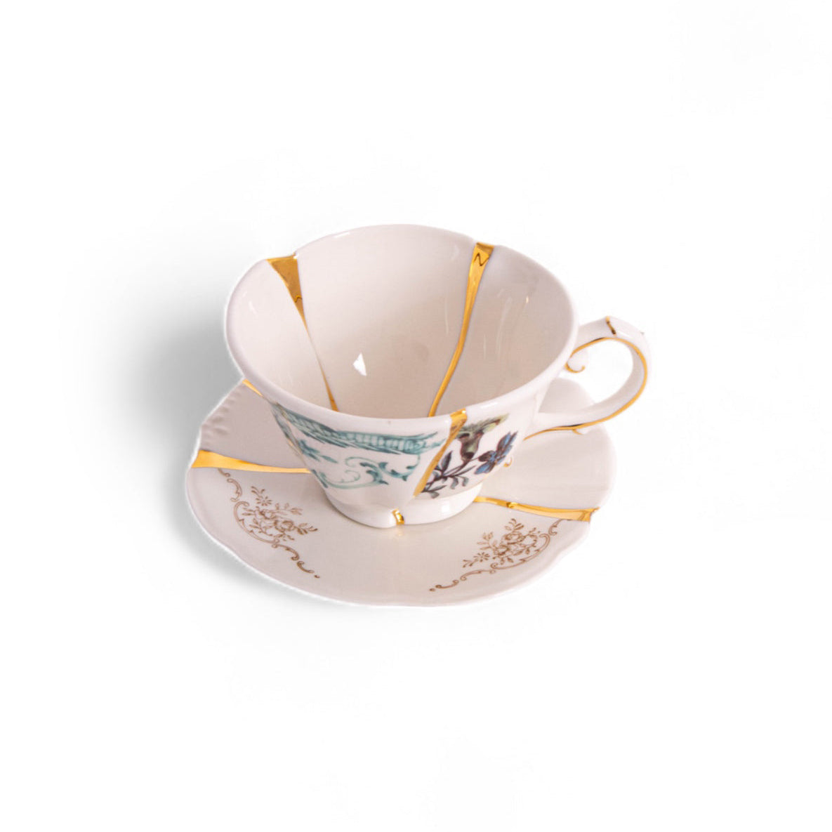 お値下げしました【未使用品】Seletti Kintsugi中皿 約27cm Seletti Kintsugi Tea Cup and Saucer - 2Modern