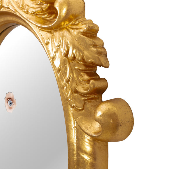 Reflecting Ciclope Wall Mirror with PU Frame