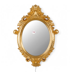 Reflecting Ciclope Wall Mirror with PU Frame