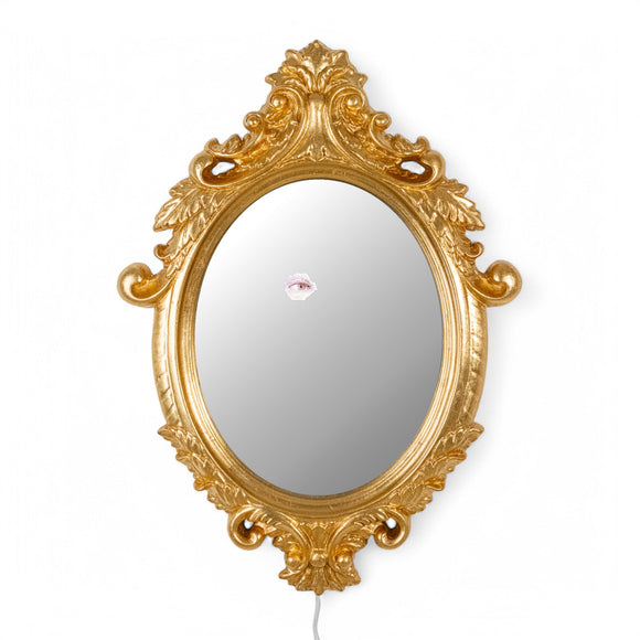 Reflecting Ciclope Wall Mirror with PU Frame
