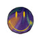 Smiley Throw Pillow  option Gradient