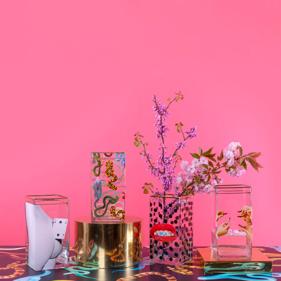 Toiletpaper Glass Vase