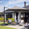 Serenity Square Umbrella  option Alpine Stone / Heron Black