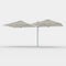 Unity Square Duo Umbrella  option Alpine Stone / Space Gray