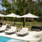 Unity Square Duo Umbrella  option Oyster / Heron Black