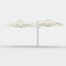 Unity Square Duo Umbrella  option Oyster / Space Gray