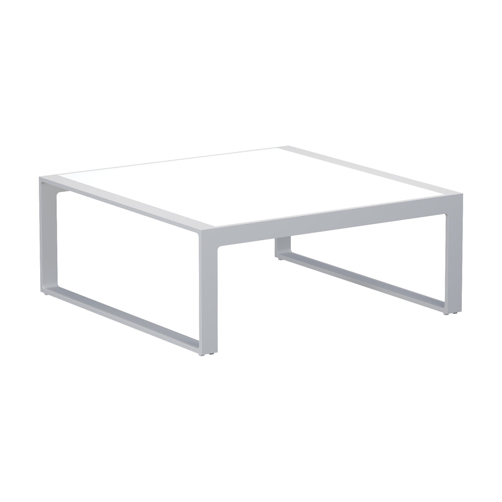 Komfy Outdoor Coffee Table with Glass Top