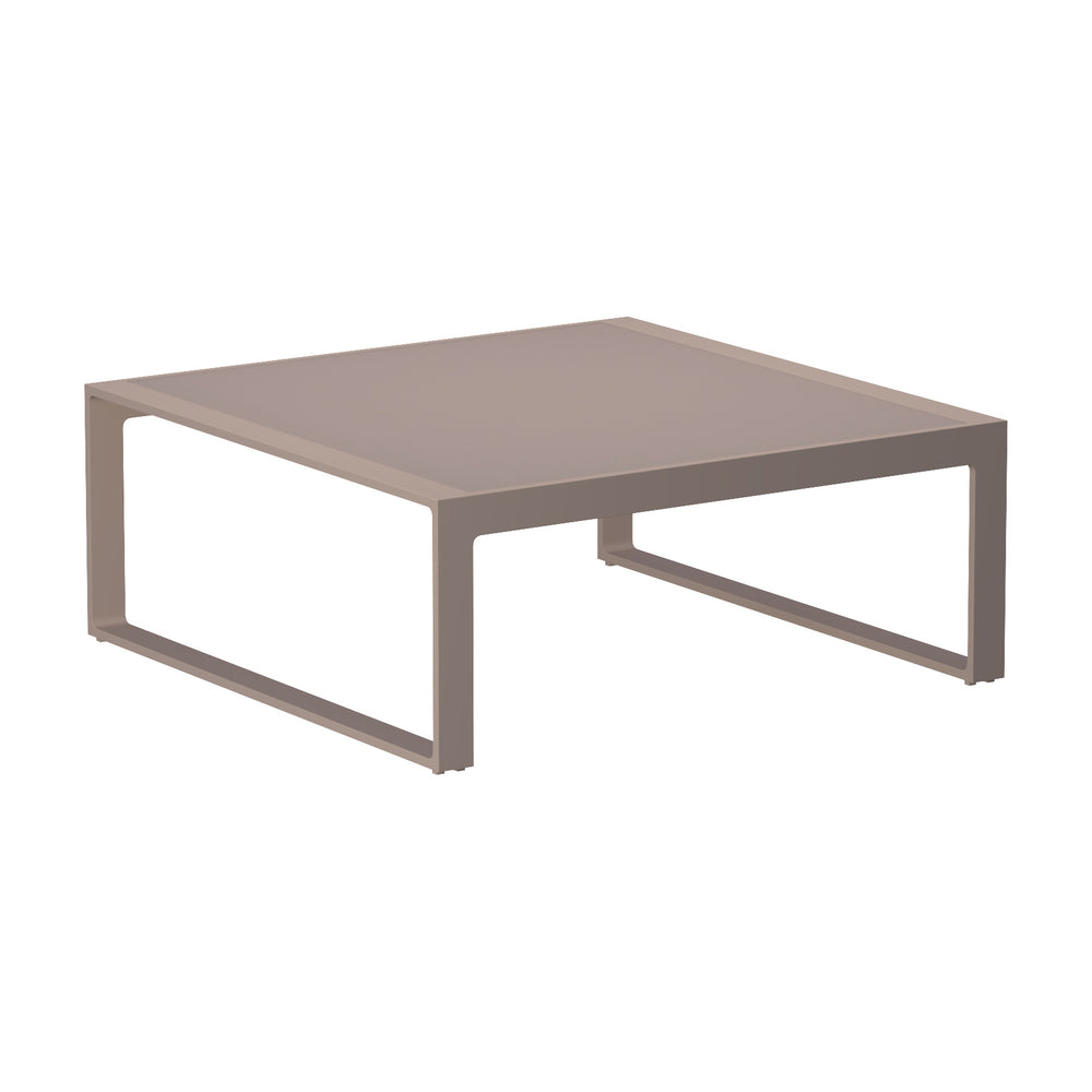Komfy Outdoor Coffee Table with Glass Top