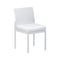 Komfy Dining Chair  option Mat Blanc/Blanc / Deauve Canvas