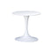Korol Pedestal Dining Table  option Mat Blanc