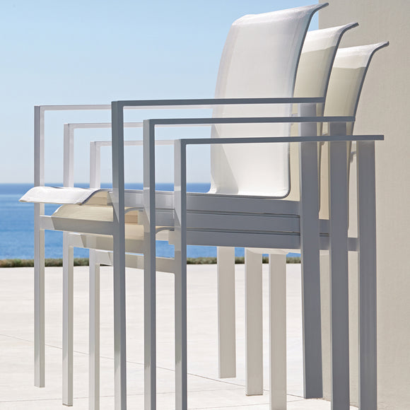 Kwadra Outdoor Dining Arm Chair (Set of 2)
