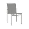 Kwadra Dining Chair (Set of 2)  option Matte Grey / Gris Canvas Woven