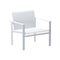 Kwadra Lounge Chair (Set of 2)  option Matte Blanc / Blanc Canvas Woven