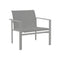 Kwadra Lounge Chair (Set of 2)  option Matte Grey / Gris Canvas Woven