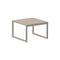 Kwadra Side Table  option Matte Moka