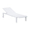 Kwadra Stackable Sunlounger  option Mat Blanc / Blanc