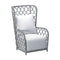 Yakimour Wing Chair  option Light Grey
