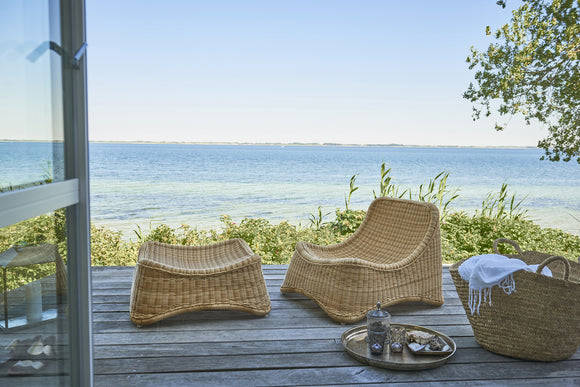Chill Outdoor Lounge Chair with Footstool