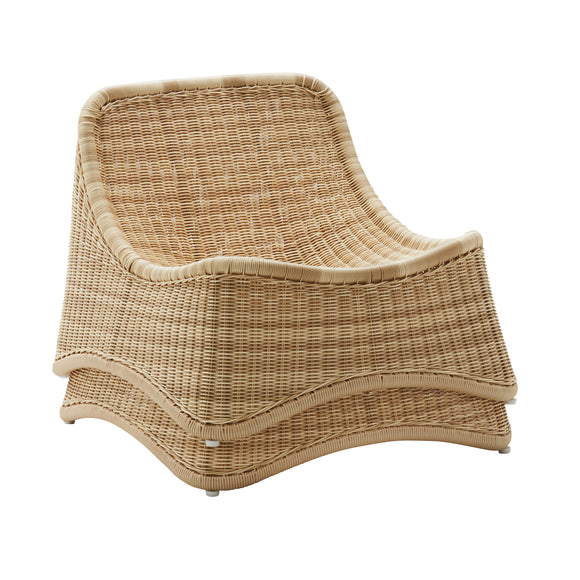 Chill Outdoor Lounge Chair with Footstool