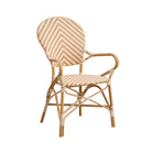 Alu Affaire Isabell Chevron Outdoor Dining Armchair