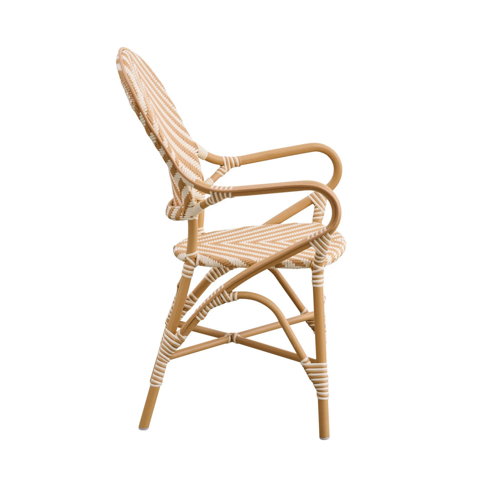Alu Affaire Isabell Chevron Outdoor Dining Armchair