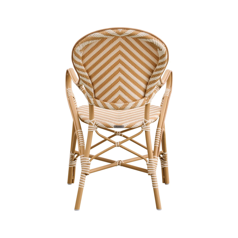 Alu Affaire Isabell Chevron Outdoor Dining Armchair