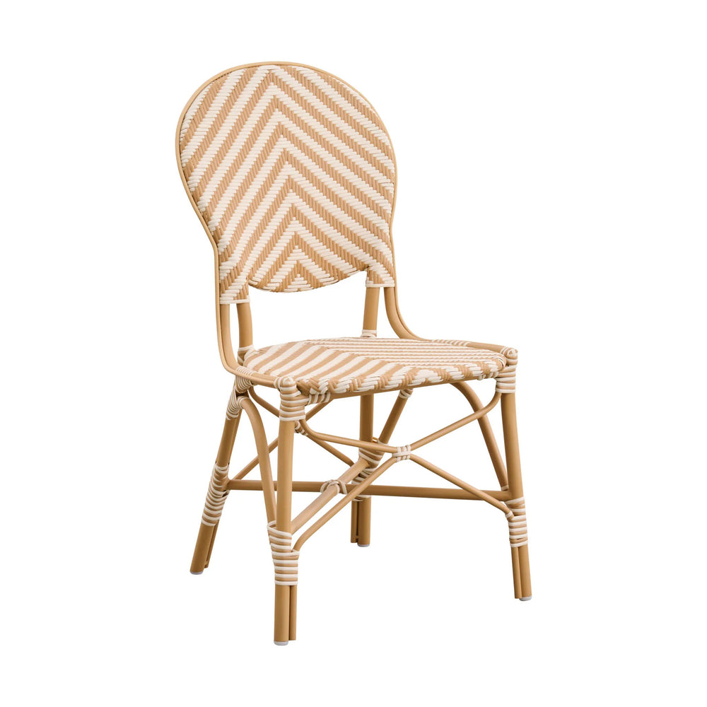Alu Affaire Isabell Chevron Outdoor Dining Side Chair