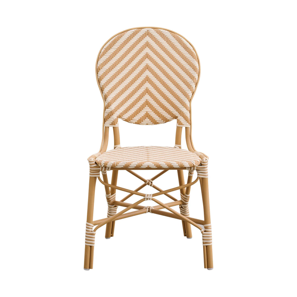 Alu Affaire Isabell Chevron Outdoor Dining Side Chair