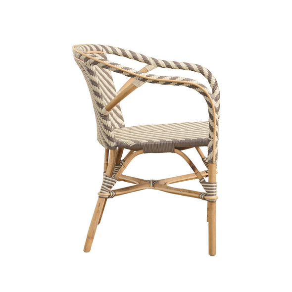 Alu Affaire Madeleine Chevron Dining Armchair