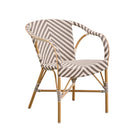 Alu Affaire Madeleine Chevron Outdoor Dining Armchair
