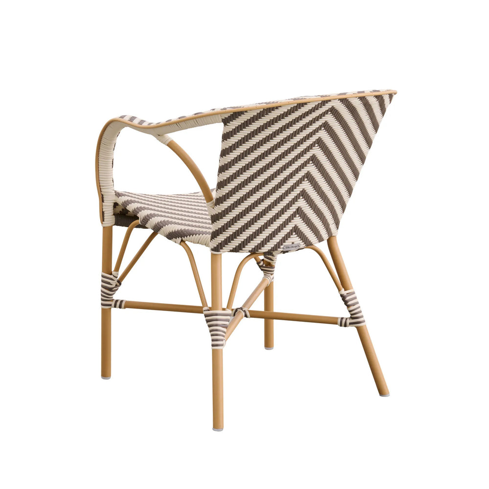 Alu Affaire Madeleine Chevron Outdoor Dining Armchair