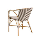 Alu Affaire Madeleine Chevron Outdoor Dining Armchair