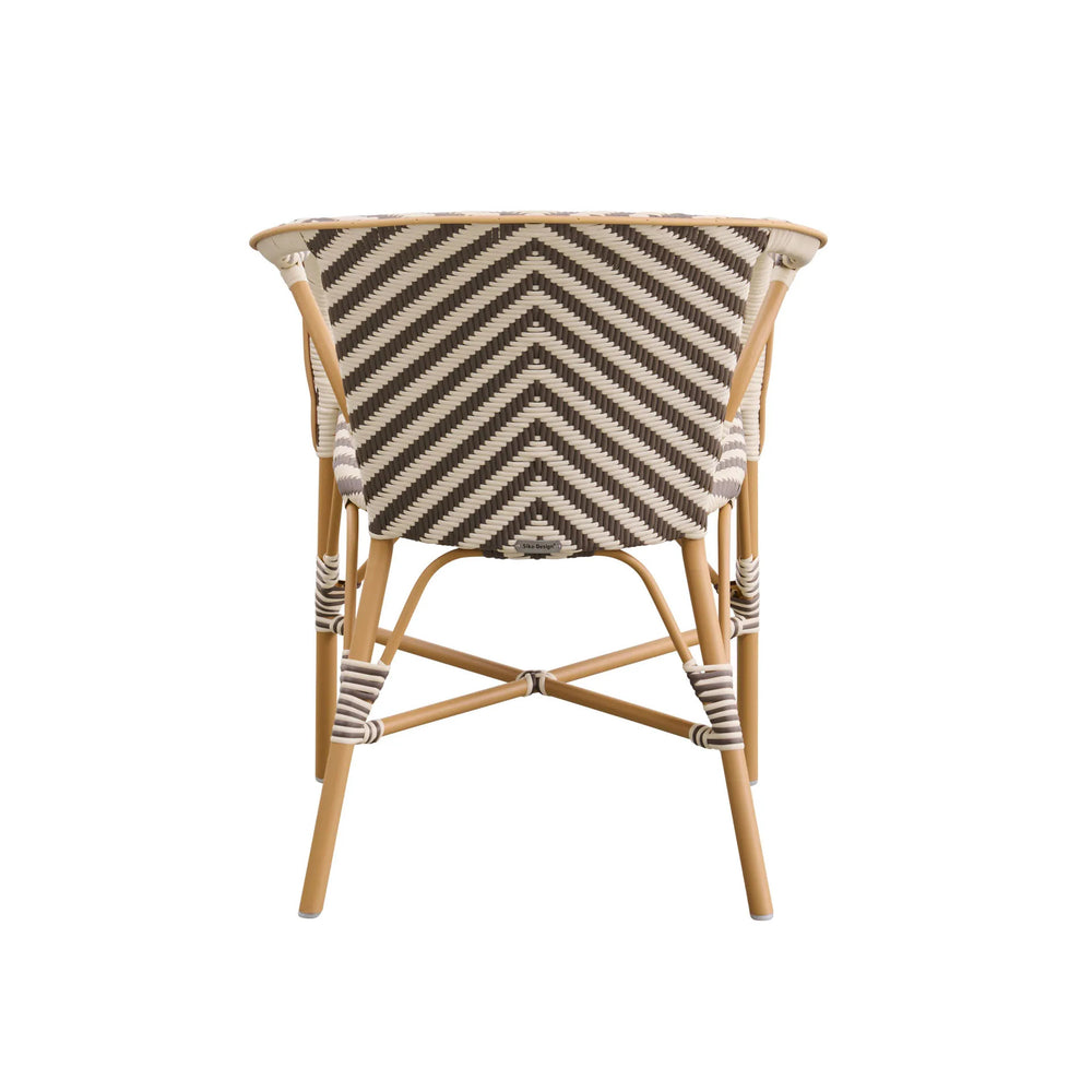 Alu Affaire Madeleine Chevron Outdoor Dining Armchair