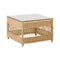 Anna Outdoor Side Table  option Natural