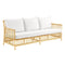 Caroline Outdoor 3-Seater Sofa  option Tempotest White Canvas