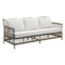 Caroline Outdoor 3-Seater Sofa  option Moccachino