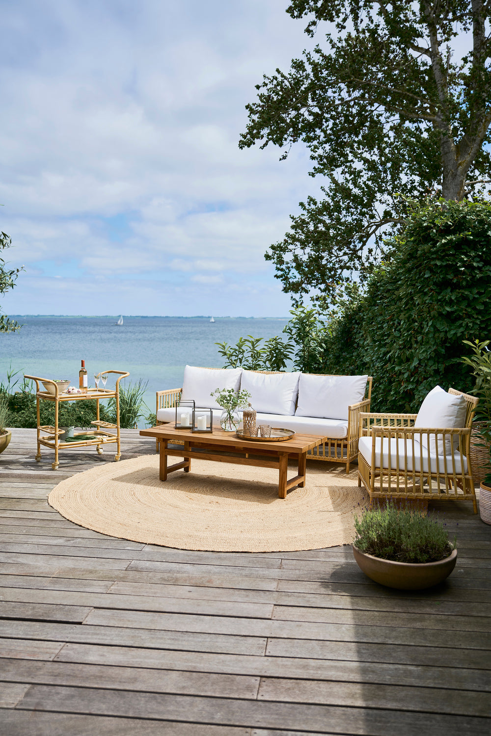Caroline Outdoor 3-Seater Sofa