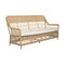 Dawn 3-Seater Outdoor Sofa  option Natural / Tempotest White Canvas