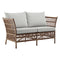 Donatello 2-Seater Sofa  option Sunbrella Sailcloth Seagull