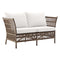 Donatello 2-Seater Sofa  option Tempotest White Canvas