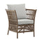 Donatello Lounge Chair  option Sunbrella Sailcloth Seagull