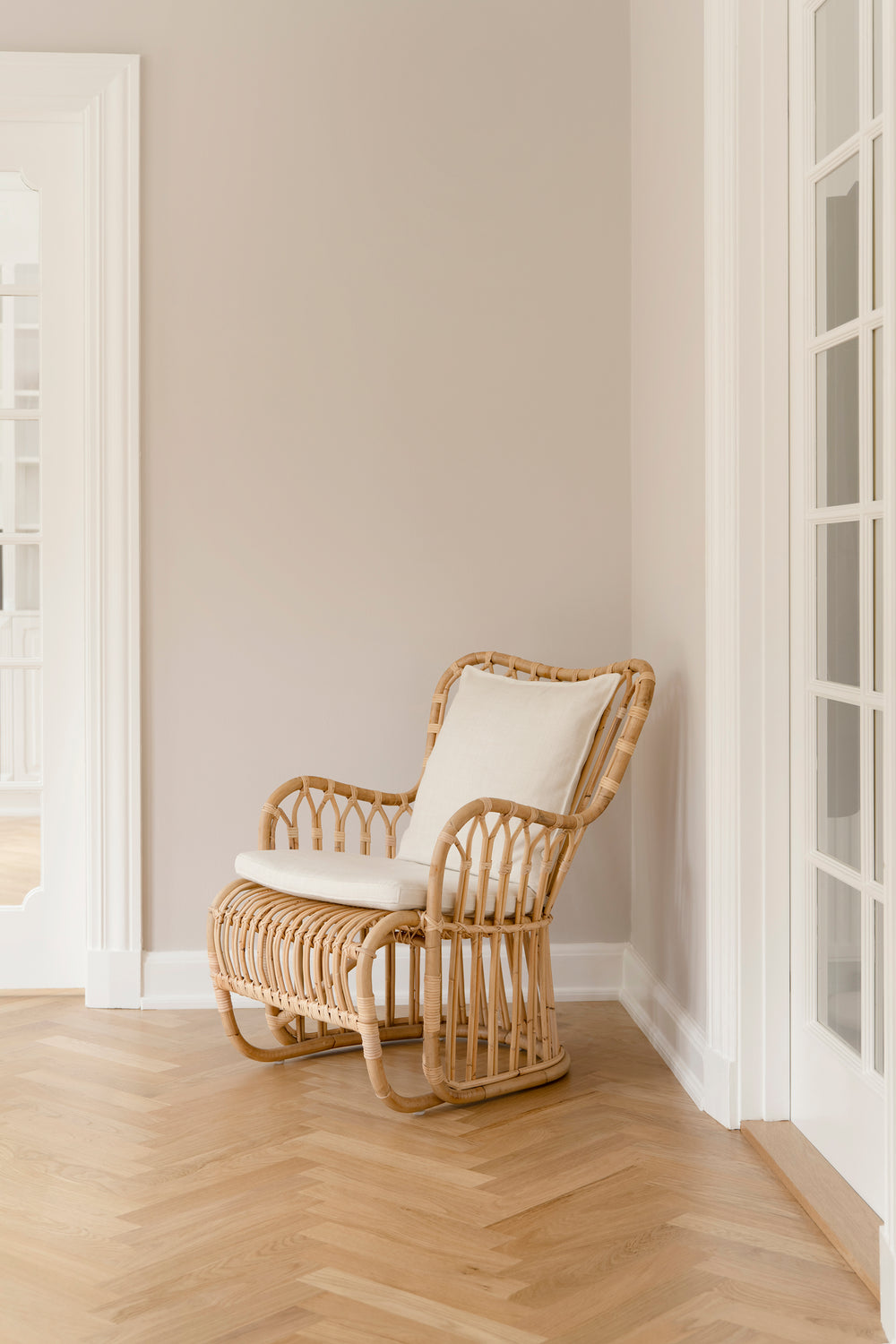 Kindt Larsen Tulip Rattan Chair