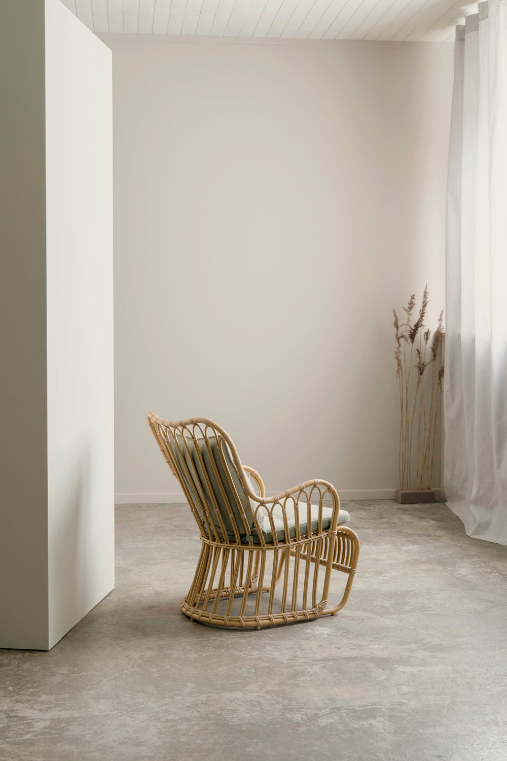 Kindt Larsen Tulip Rattan Chair