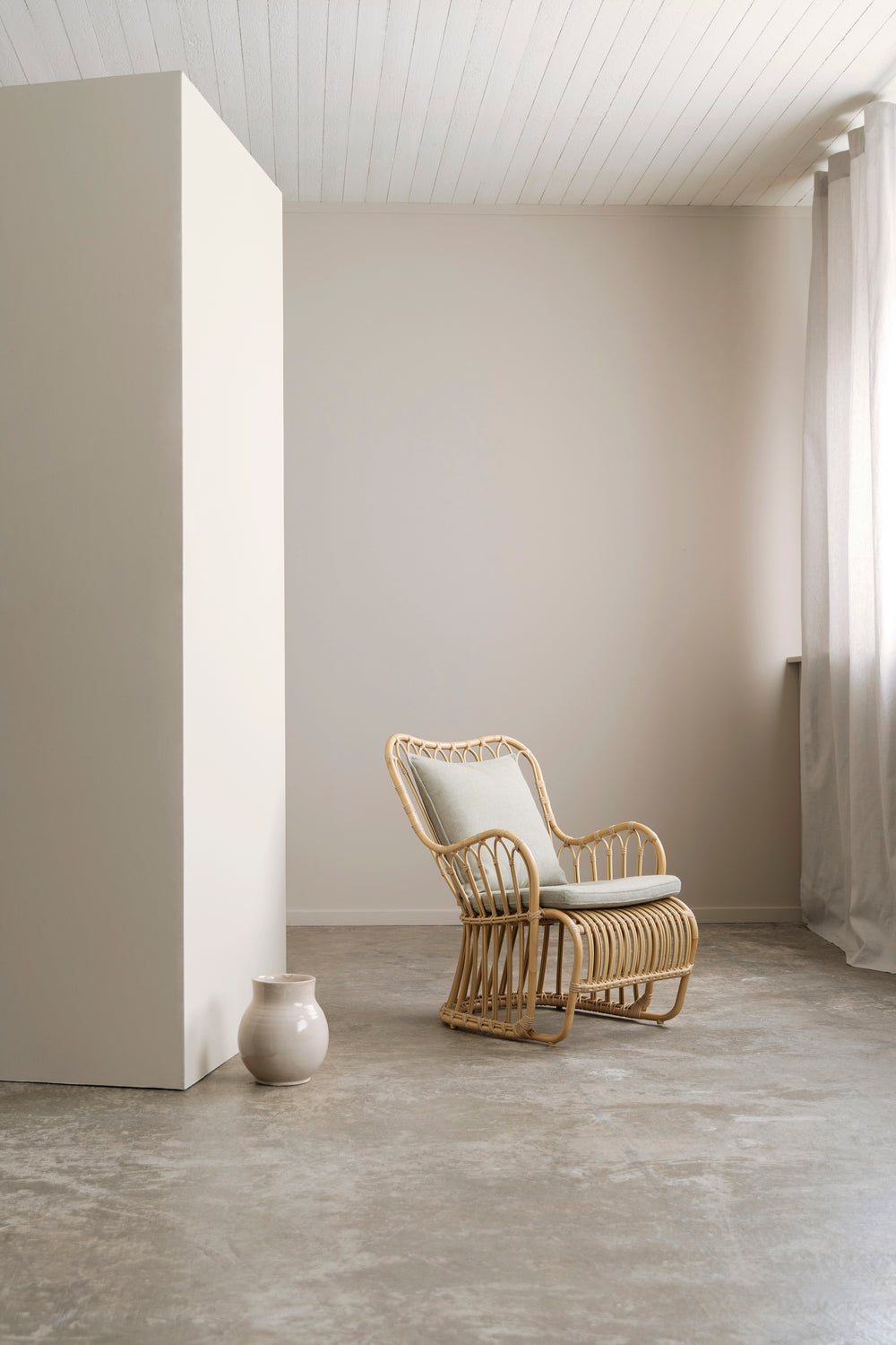Kindt Larsen Tulip Rattan Chair