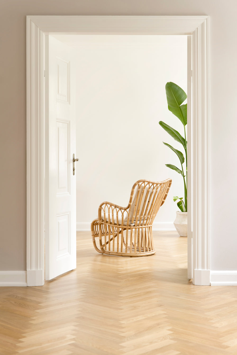 Kindt Larsen Tulip Rattan Chair