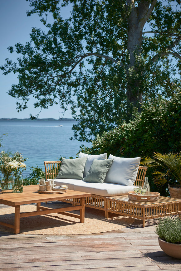 Maggie Outdoor Ottoman/Pouf