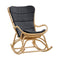 Monet Rocking Chair  option Dark Grey
