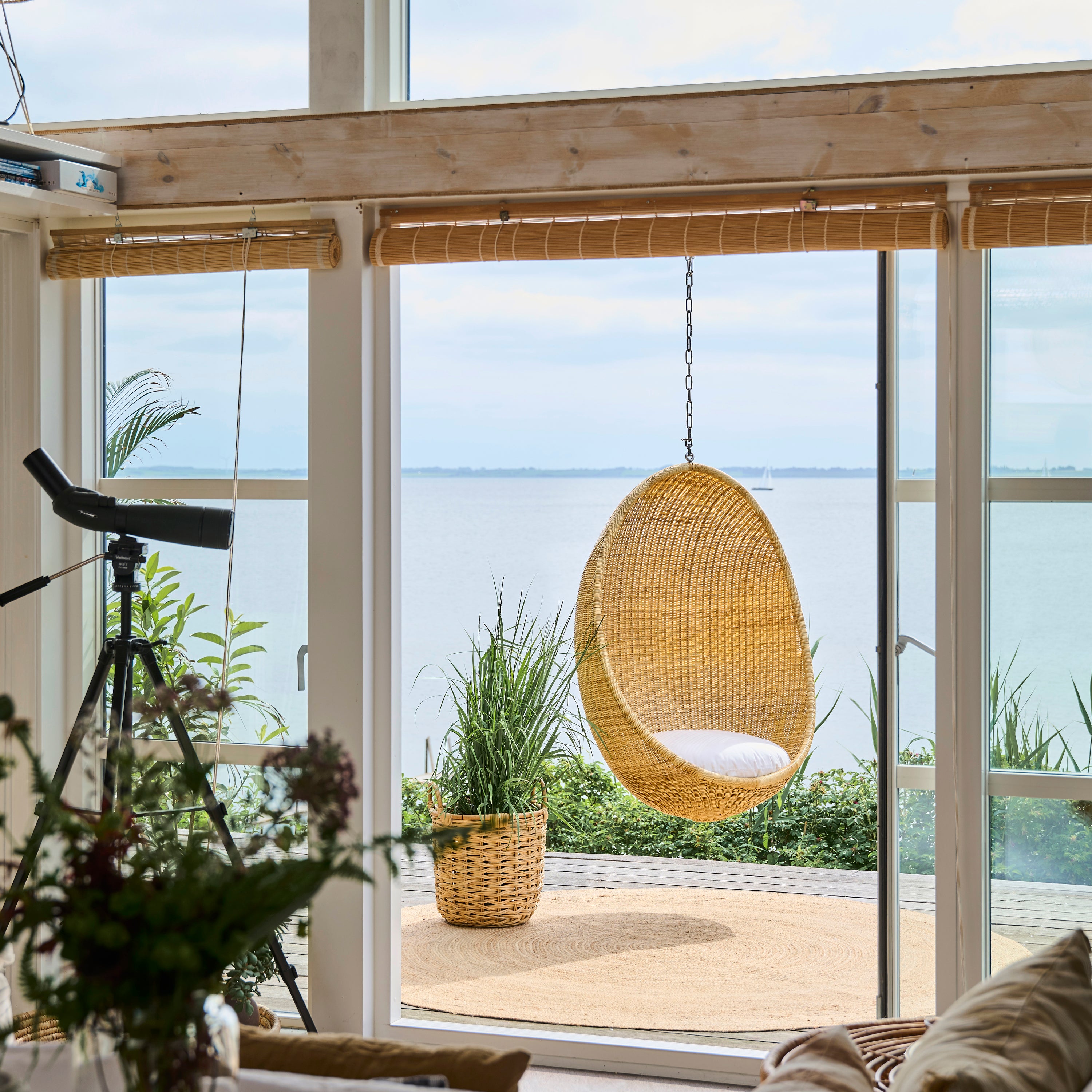 Sika Design Nanna Ditzel Outdoor Hanging Egg Chair - 2Modern